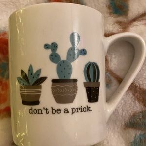 Don’t be a prick coffee cup